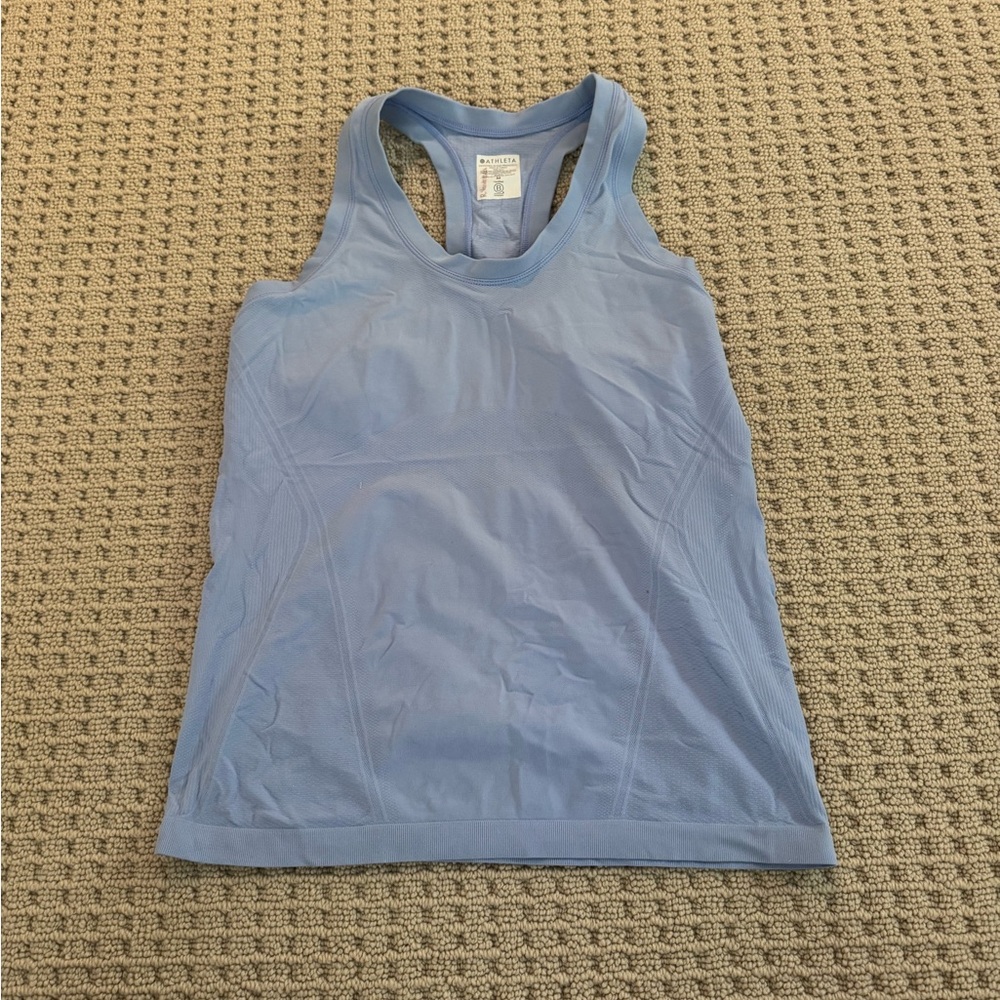 Athleta Blue Momentum Seamless Tank